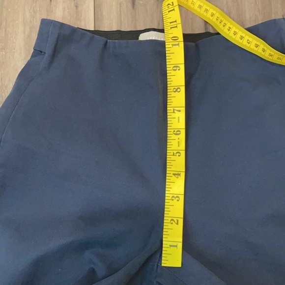 Everlane The Curvy Side-Zip Stretch Cotton Pant in navy blue - Picture 12 of 14